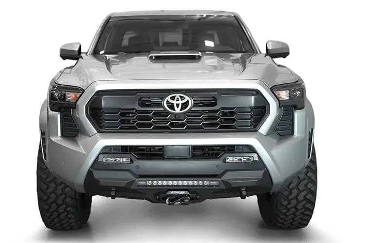 Add F6703412601na Toyota Tacoma 2024-2026 Stealth Center Mount Front Bumper Winch Ready With Sensors 1