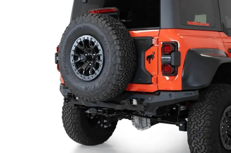 Add R260141090103 Ford Bronco Raptor 2022-2025 Bomber Rear Bumper With Sensor Cutouts 1