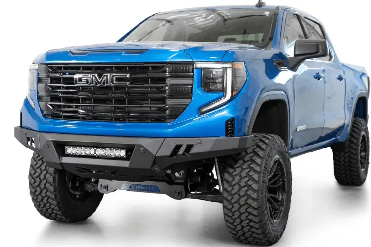 Add F480300010103 Gmc Sierra 1500 2022-2026 Black Label Front Bumper (Compatible With Supercruise) 1