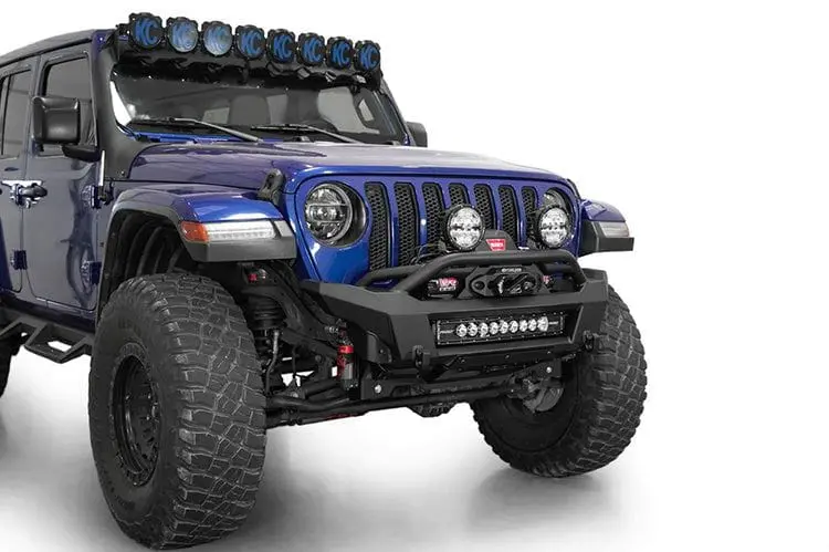Add Winch Front Bumper Phantom Stubby F980393070103 Jeep Gladiator Jt 2020-2026 1