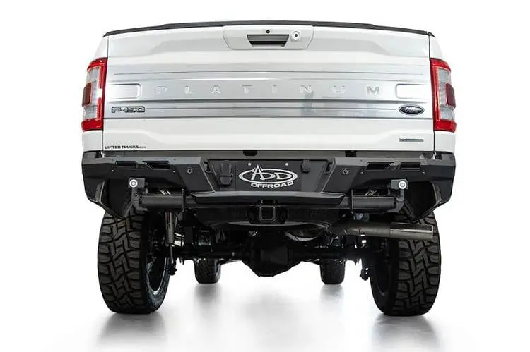Add R19020na0103 Ford F150 2021-2023 Black Label Rear Bumper 1