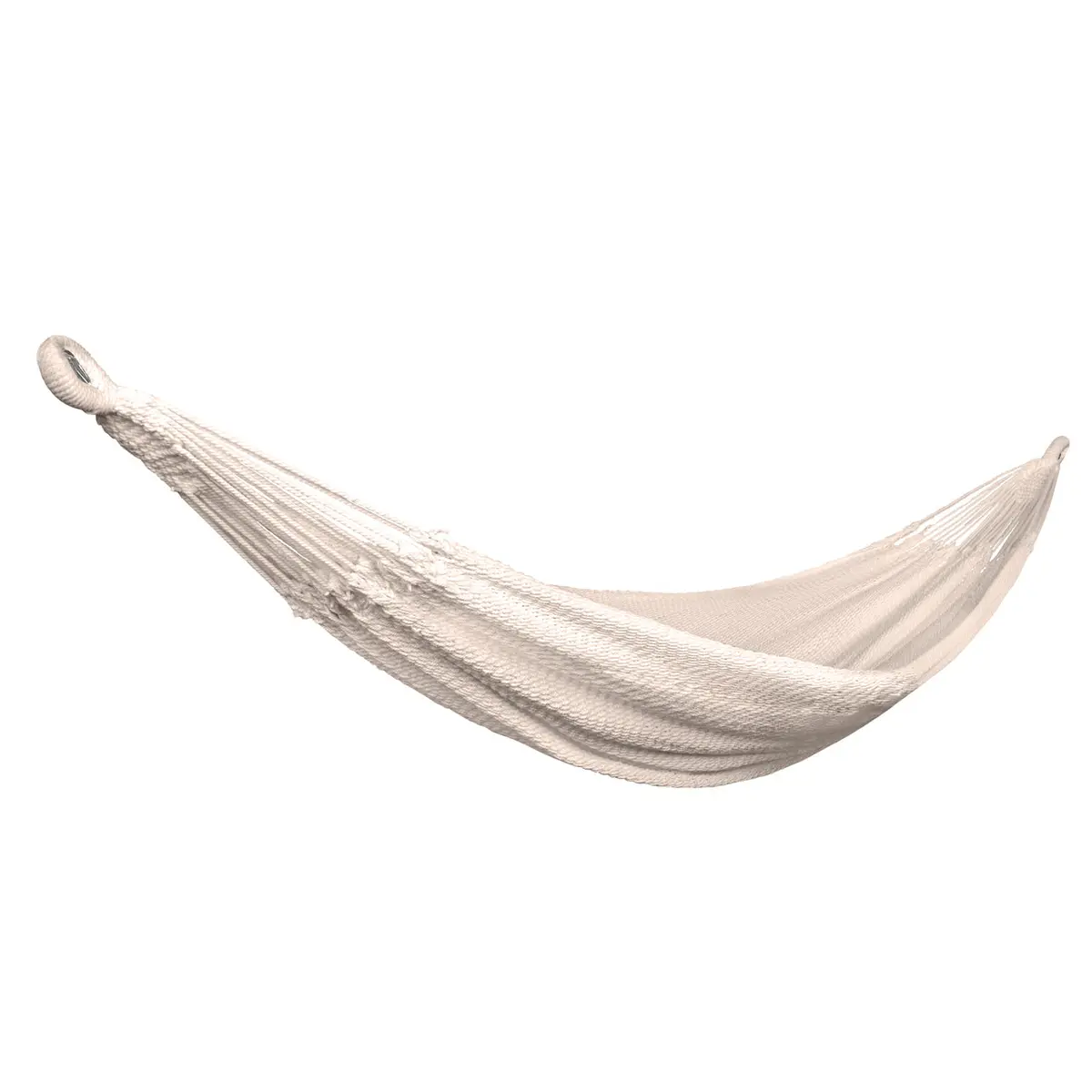 Bliss Hammocks Bh-401Rp Brazilian Style Oversized Rope Hammock W/ Hanging Hardware | 60-In. Wide | 450 Lb. Capacity 1