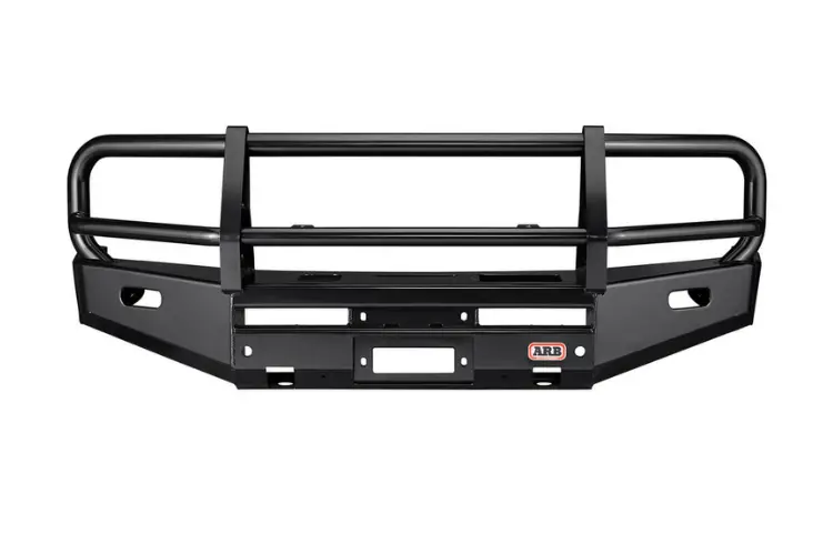 Arb 3462010 Chevy Silverado 1500 1999-2002 Deluxe Front Bumper Winch Ready With Grille Guard, Black Powder Coat Finish 1