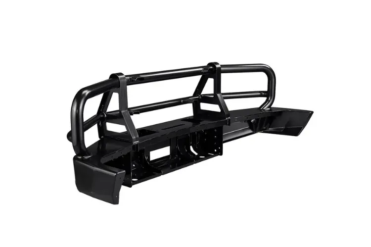 Arb 3462010 Chevy Silverado 2500/3500 1999-2002 Deluxe Front Bumper Winch Ready With Grille Guard, Black Powder Coat Finish 2