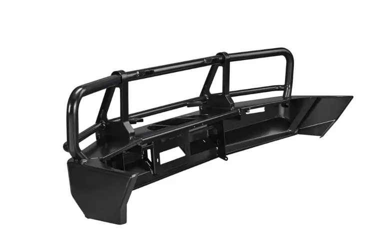 Arb 3413050B Toyota Land Cruiser 1998-2001 Deluxe Front Bumper 100 Series Winch Ready With Grille Guard, Black Powder Coat Finish 2