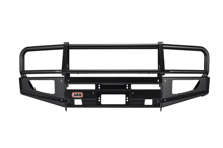 Arb 3413190B Toyota Land Cruiser 2003-2007 Deluxe Front Bumper Winch Ready With Grille Guard, Black Powder Coat Finish 2