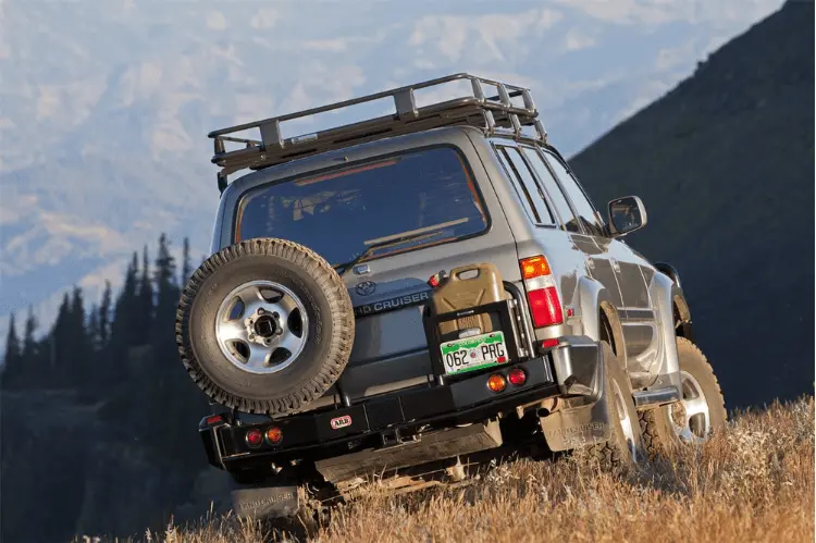 Arb 5611210 Toyota Land Cruiser 1990-1997 Modular Rear Bumper 80 Series Satin Black Powder Coat Finish 1