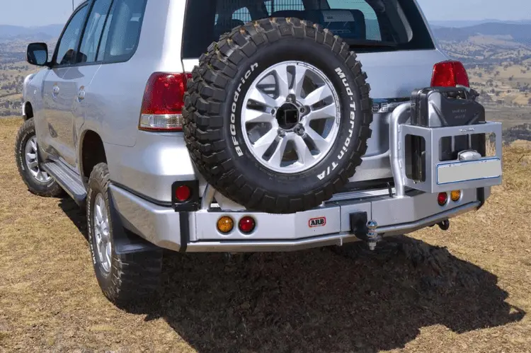 Arb 5615010 Toyota Land Cruiser 2008-2015 Modular Rear Bumper 200 Series Satin Black Powder Coat Finish 1