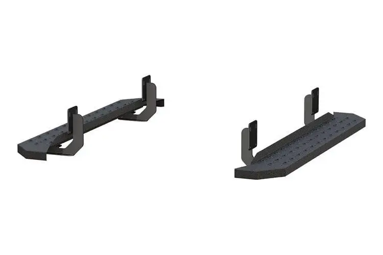 Aries 2055522 1999-2016 Ford F250/F350 Super Duty Ridgestep 6 1/2" X 53" Black Steel Running Boards 1
