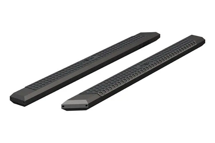 Aries 2055991 1999-2019 Ford F250/F350/F450 Super Duty Advantedge 5 1/2" X 91" Black Aluminum Side Bar Running Boards 1
