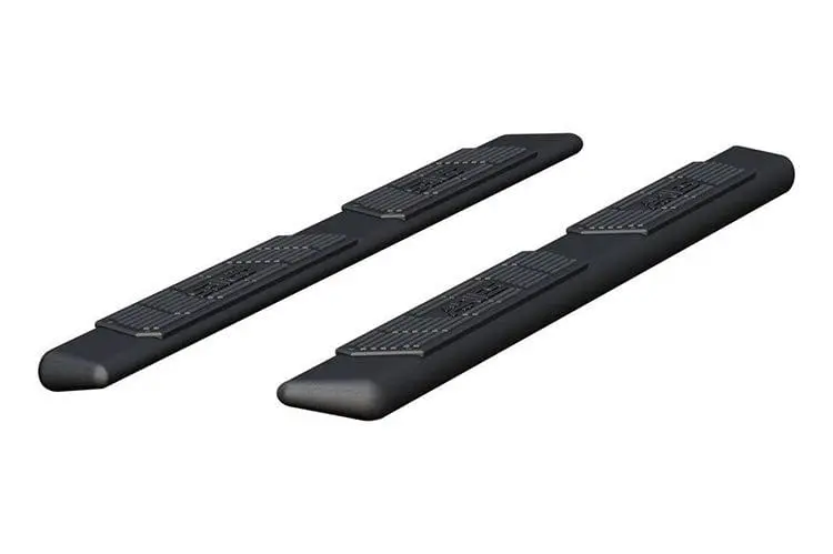 Aries 2057975 1999-2023 Ford F250/F350/F450 Super Duty Ascentstep 5 1/2" X 75" Black Steel Running Boards 1