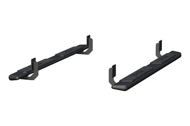 Aries 2558014 1999-2016 Ford F250/F350 Super Duty Ascentstep 5 1/2" X 75" Black Steel Running Boards 1