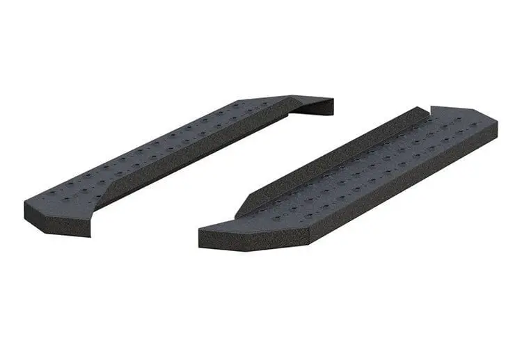 Aries C2853 1999-2019 Ford F250/F350/F450 Super Duty Ridgestep 6 1/2" X 53" Black Steel Running Boards 1