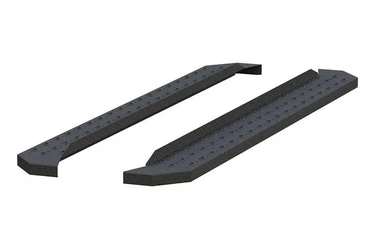 Aries C2875 1999-2018 Ford F250/F350/F450 Super Duty Ridgestep 6 1/2" X 75" Black Steel Running Boards 1