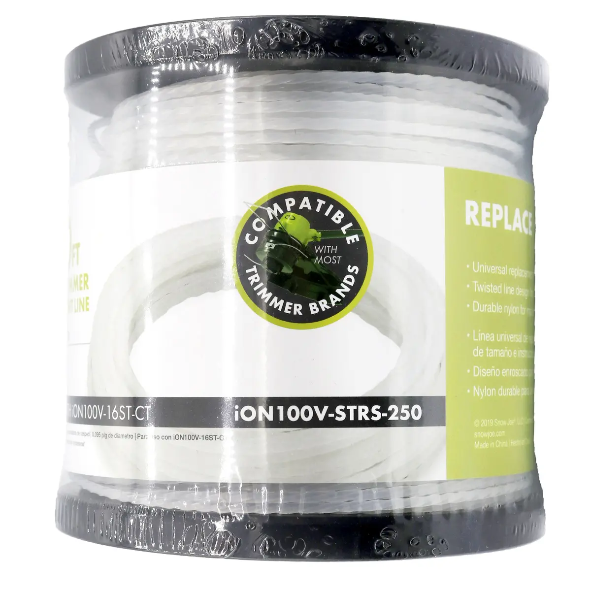 Sun Joe Ion100v-Strs-250 Trimmer String For Sun Joe Ion100v-16St-Ct | 250 Ft. 2