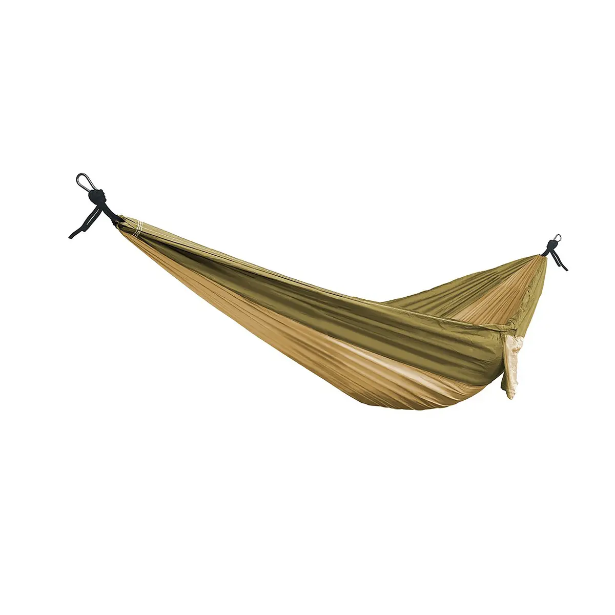Bliss Hammocks Bh-406St-Ds Hammock In A Bag W/ Carabiners & Tree Straps | 54-In. Wide | Weather Resistant | 350 Lb. Capacity (Desert Storm) 2