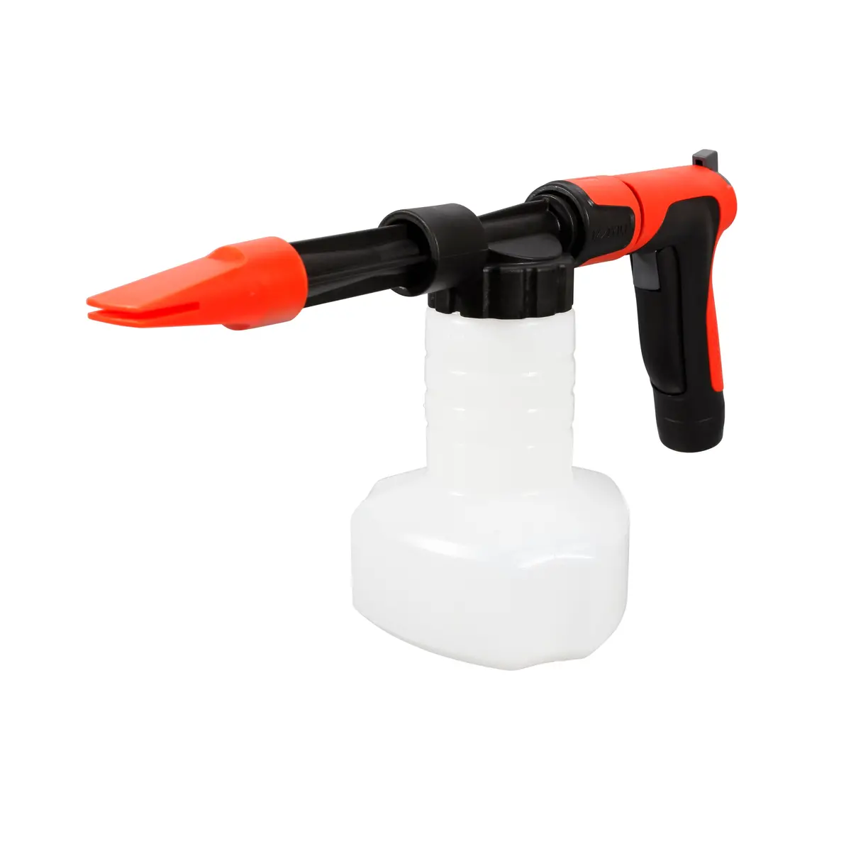 Aqua Joe Aj-Spxn-Pro-Red 2-In-1 All-Purpose Garden Hose-Powered Adjustable Foam Cannon Spray Gun Kit | W/ Bristle Brush And Detailer Sponge Attachments | Quick-Connect (Red) 1