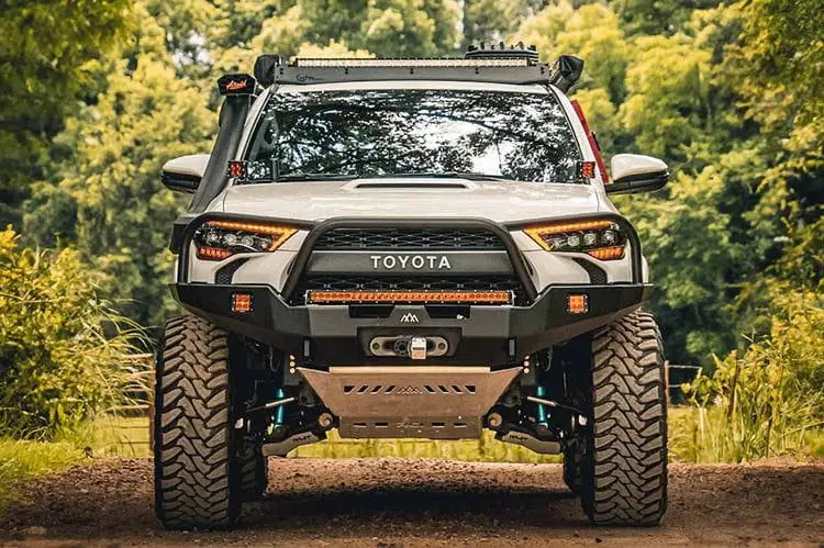 Backwoods Bwt4r5-103Fgbbb Toyota 4Runner 5Th Gen 2010-2024 Hi-Lite Overland Front Bumper Bull Bar 1