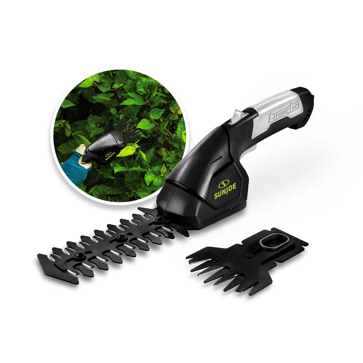 Sun Joe Hj604c 2-In-1 Cordless Grass Shear + Hedger | 7.2-Volt | W/ 1.5-Ah Battery + Charger 1