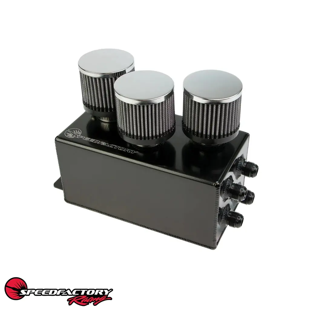 Speedfactory Racing 3-Filter Oil Catch Can 1