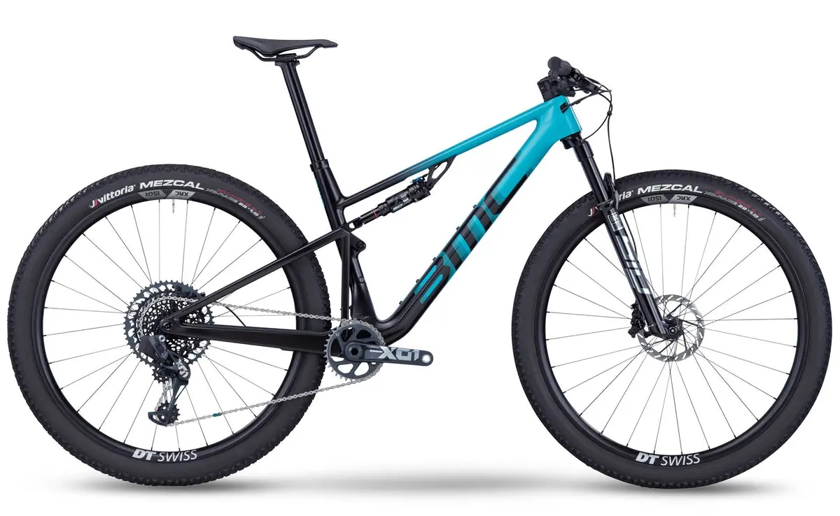 Bmc Fourstroke 01 One Mountain Bike - Turquoise / Black - Sram Eagle Axs 1