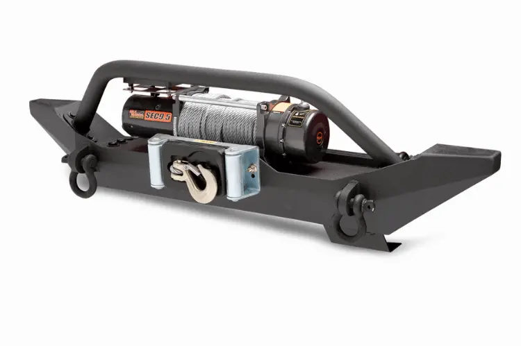 Body Armor Tj-19531 Jeep Wrangler Tj 1987-2006 Front Bumper Winch Ready Full Width 1