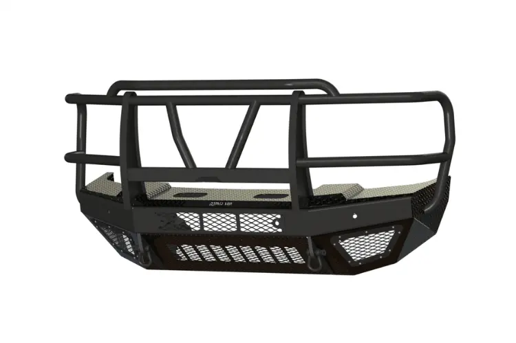 Bodyguard Grille Guard Front Bumper T2 Extreme Eef23bywtnh Ford F250/F350 Superduty 2023-2026 - Texture Black, Camera Relocation Harness, Parking Sensor Cutouts, And Winch Mount Skid Plate 1