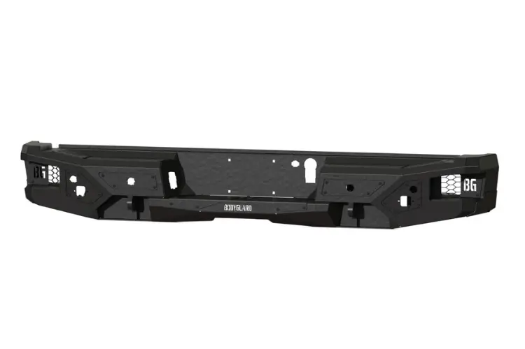 Bodyguard Rear Bumper Freedom Series 2024-2025 Ford F150 Mgf24ant - Textured Black, No Parking Sensor Cutouts, Dual Exhaust 2