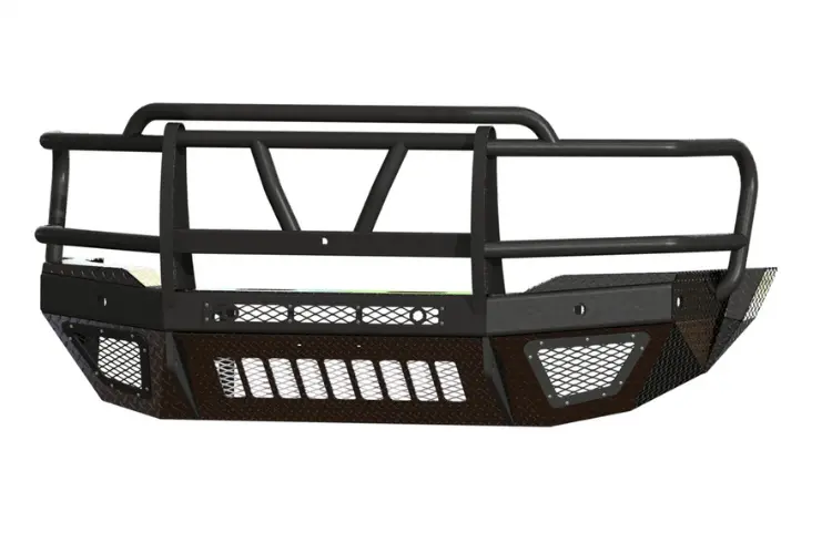 Bodyguard Front Bumper Replacement T2 Extreme 2019-2026 Ram 4500/5500 Eer19dyhtnh - Textured Black, Camera Harness And, Receiver Skid Plate 1