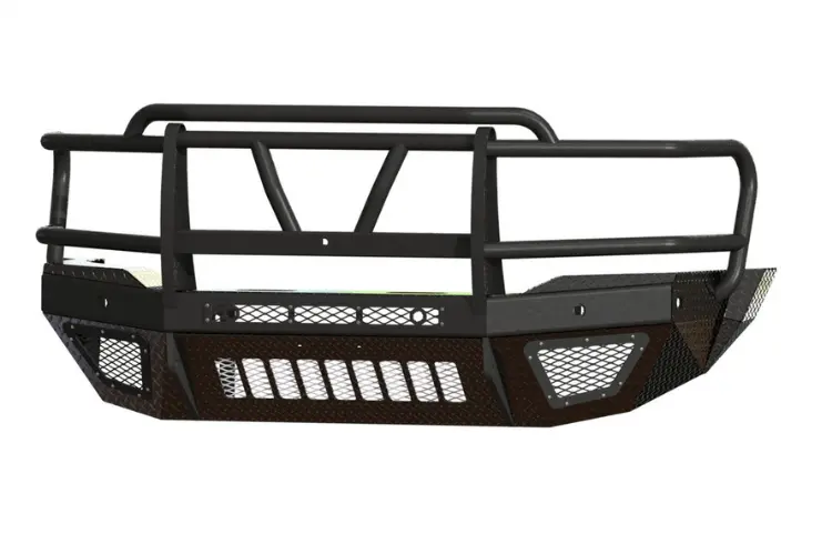Bodyguard Grille Guard Front Bumper T2 Extreme 2019-2026 Ram 4500/5500 Eer19dyhtnn - Textured Black And Receiver Skid Plate 1