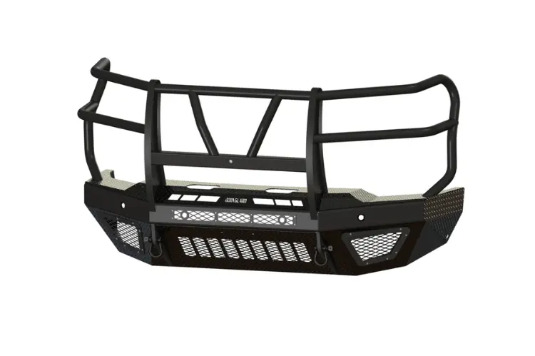 Bodyguard T2 Extreme Front Bumper Eec24byhtmn 2024-2026 Chevy Silverado 2500/3500 Hd Texture Black No Camera Harness With Mesh Has Receiver Skid Plate 1