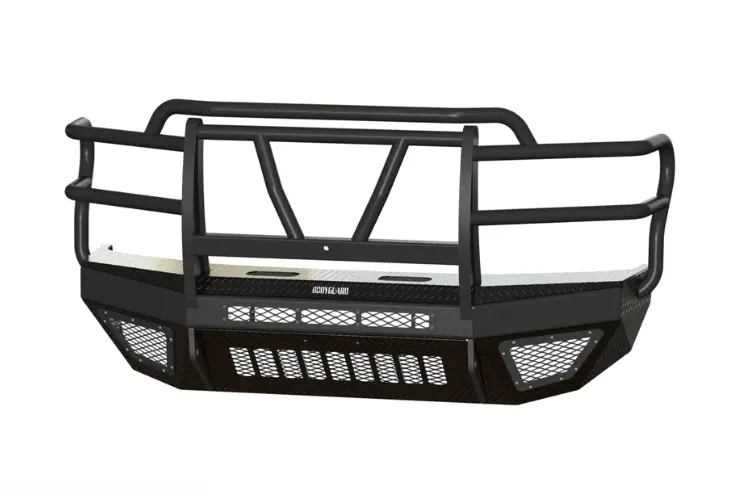 Bodyguard T2 Extreme Front Bumper Eef17bnhbmh 2017-2022 Ford F250/F350 Superduty Bare Metal Receiver Hitch With Mesh Grill With Camera Harness 1