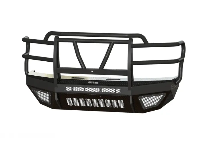 Bodyguard T2 Extreme Front Bumper Eef17bnrgnn 2017-2022 Ford F250/F350 Superduty Gloss Black Powder Coat Standard Skid Plate No Camera Harness Without Mesh Grill 1