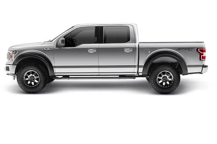 Bushwacker 20076-02 Ford F250/F350/F450 Super Duty 1999-2007 Extend-A-Fender Style 2Pc Rear Fender Flares 2