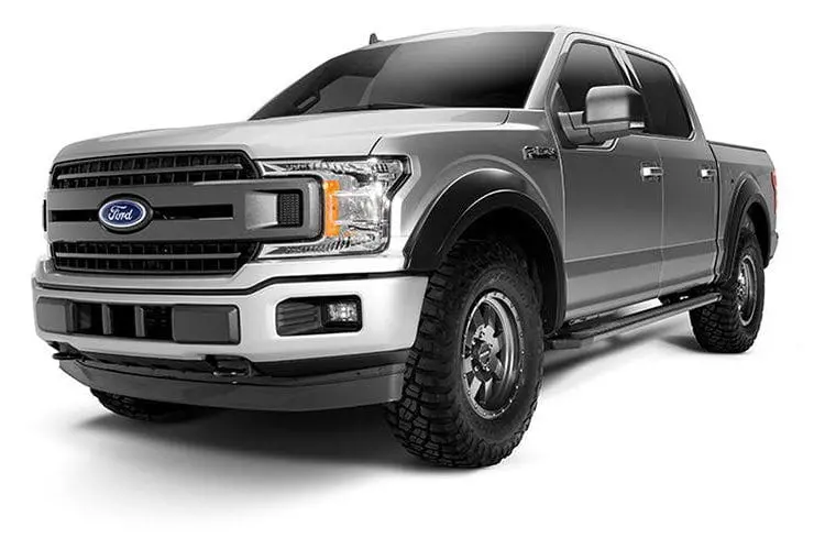 Bushwacker 20085-02 Ford F250/F350/F450 Super Duty 2011-2016 Extend-A-Fender Style 2Pc Front Fender Flares 1