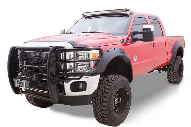 Bushwacker 20102-02 Ford F250/F350/F450 Super Duty 2011-2016 Cutout Style 2Pc Rear Fender Flares 1
