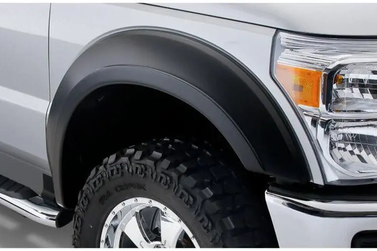 Bushwacker 20932-02 Ford F250/F350/F450 Super Duty 2011-2016 Extend-A-Fender Style 4Pc Fender Flares 2