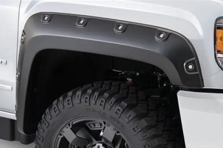 Bushwacker 40135-02 Gmc Sierra 2500Hd/3500Hd 2015-2019 Front Pocket Style Boss Fender Flares 1