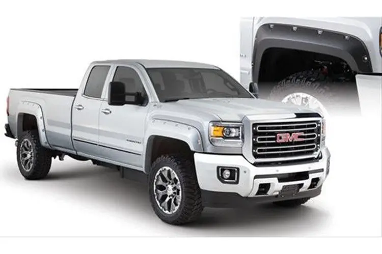 Bushwacker 40967-02 Gmc Sierra 2500Hd/3500Hd 2015-2019 Pocket Style Fender Flares 1