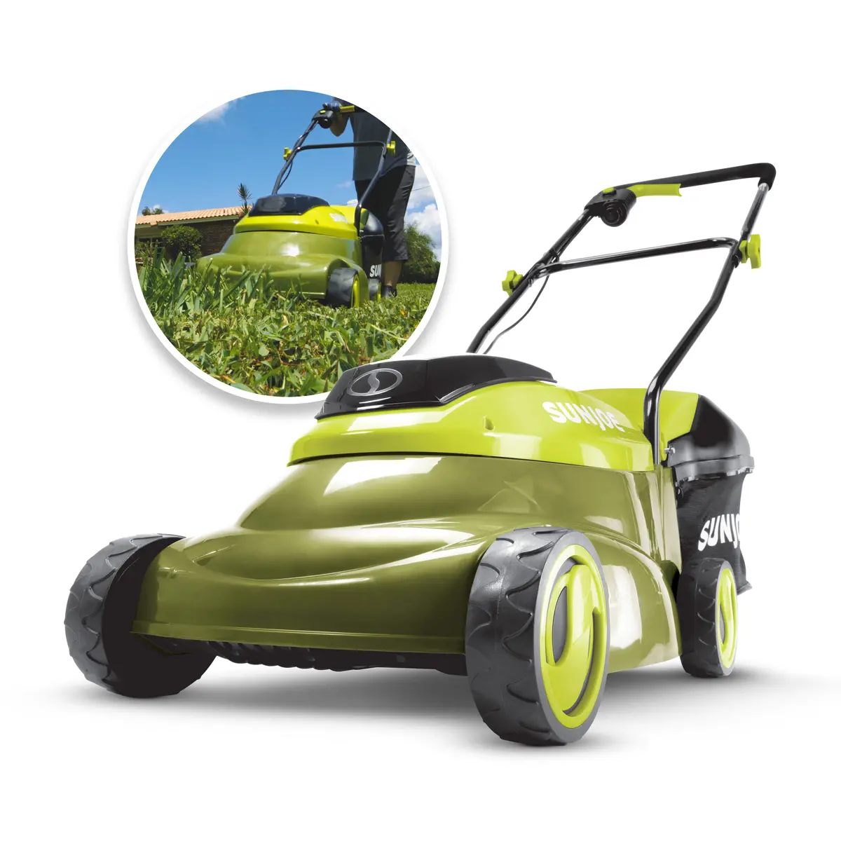 Sun Joe Mj24c-14 24-Volt* Ionmax Cordless Brushless Lawn Mower Kit | 14-Inch | W/ 4.0-Ah Battery + Charger 1