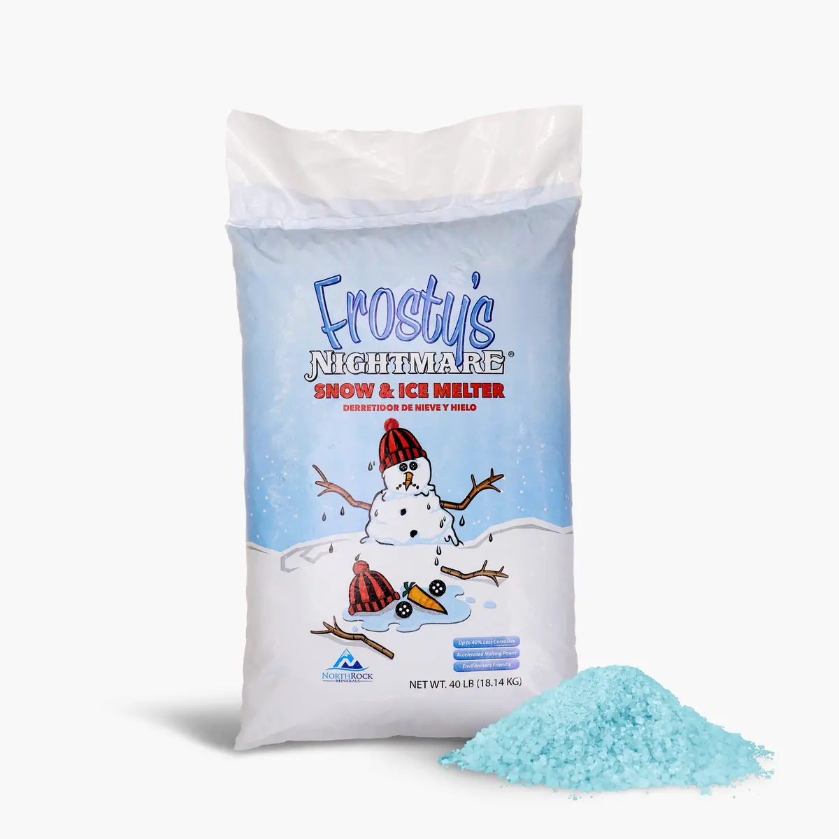 Frosty's Nightmare Ice And Snow Melt + Deicer Blend | 40 Lb. Bag 1