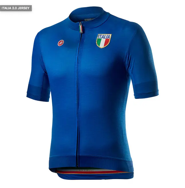 Castelli Italia 2.0 Men's Flag-Design Cycling Jersey