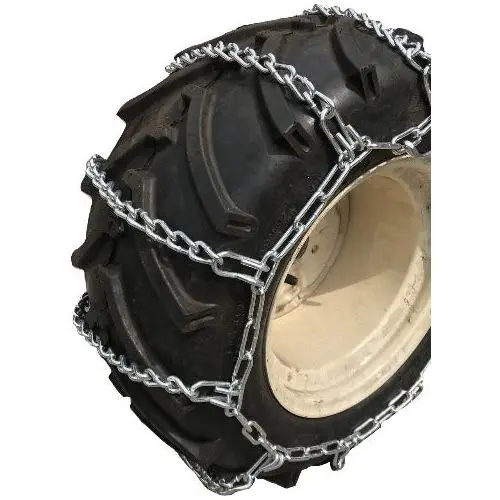 23 X 9.50 - 12, 23 X 10.50 - 12 Heavy Duty Tire Chain (Pair) 4 Link 1