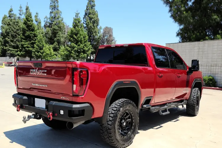 Chassis Unlimited Attitude Back Bumper Replacement Cub990571raw 2020-2025 Gmc Sierra 2500/3500 Raw 2