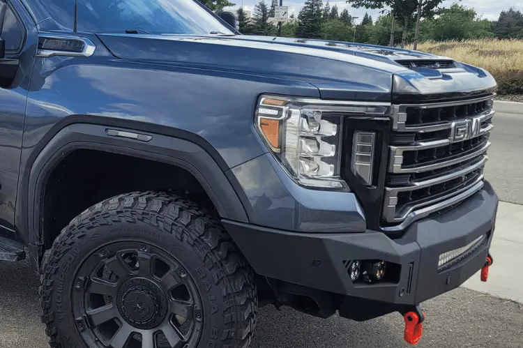 Chassis Unlimited Octane Front Aftermarket Bumper Cub900571 2020-2023 Gmc Sierra 2500/3500 Texture Black Powder Coat 2