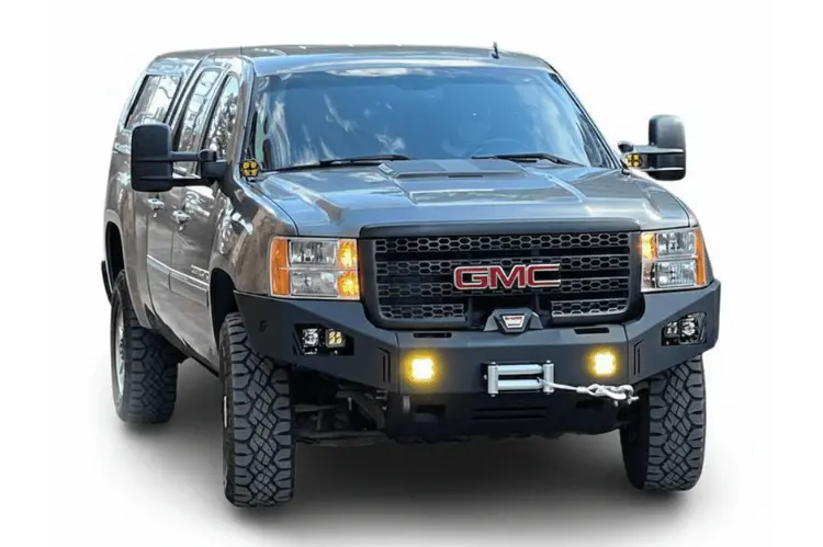Chassis Unlimited Octane Front Winch Bumper Cub940541 2011-2014 Gmc Sierra 2500Hd/3500Hd Texture Black Powder Coat 1