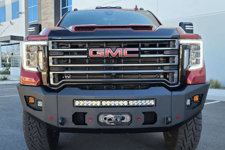 Chassis Unlimited Attitude Heavy Duty Front Bumper Cub980571 2020-2023 Gmc Sierra 2500/3500 Texture Black Powder Coat 2