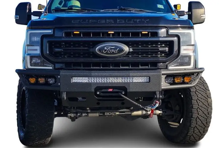 Chassis Unlimited Diablo Heavy Duty Front Bumper Replacement Cub950141raw 2017-2022 Ford F250/F350 Superduty Raw 1