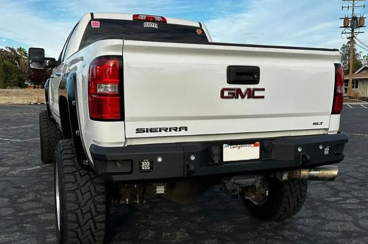 Chassis Unlimited Rear Truck Bumper Attitude Cub990301 2015-2019 Gmc Sierra 2500/3500 Texture Black Powder Coat 2