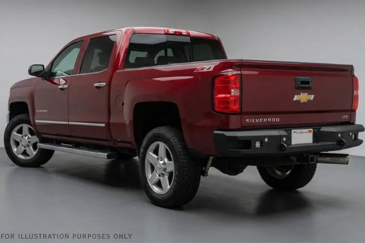 Chassis Unlimited Steel Rear Bumper Attitude Cub990301raw 2015-2019 Chevy Silverado 2500/3500 Raw 1